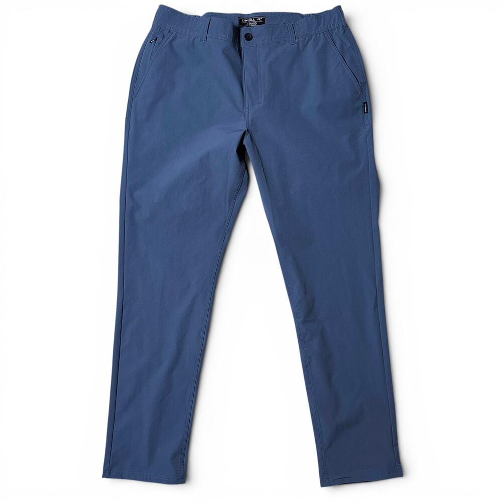 ONeill Hybrid Pants Mens Actual Size 35x32 Steel Blue Nylon Stretch NEW